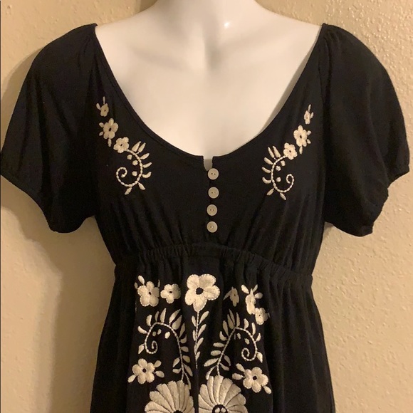 Ivy Jane Uncle Frank embroidered boho dress M - Picture 3 of 5